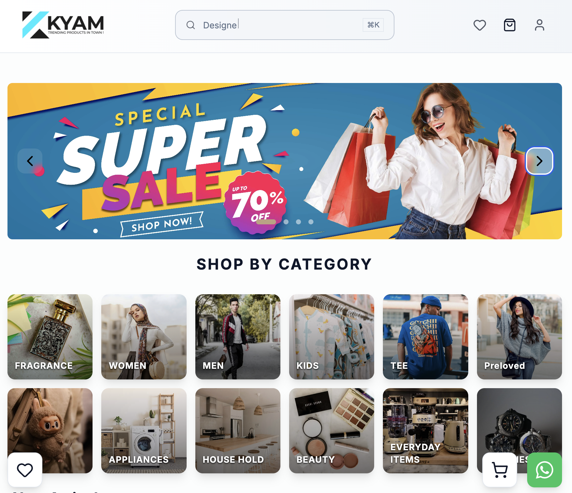 Kyamstore B2C Marketplace